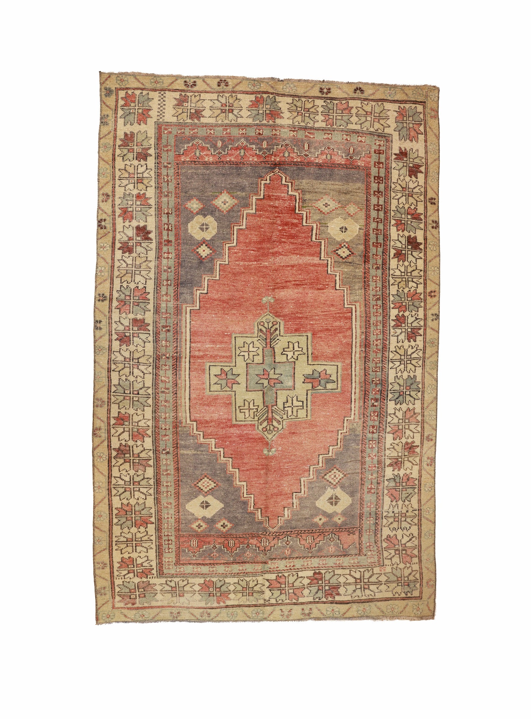37.5×70 \"Call me” ViNTAGE TURKiSH RUG Vintage Turkish Rug Blue and Yellow 5.7' by 3.6' – Femme