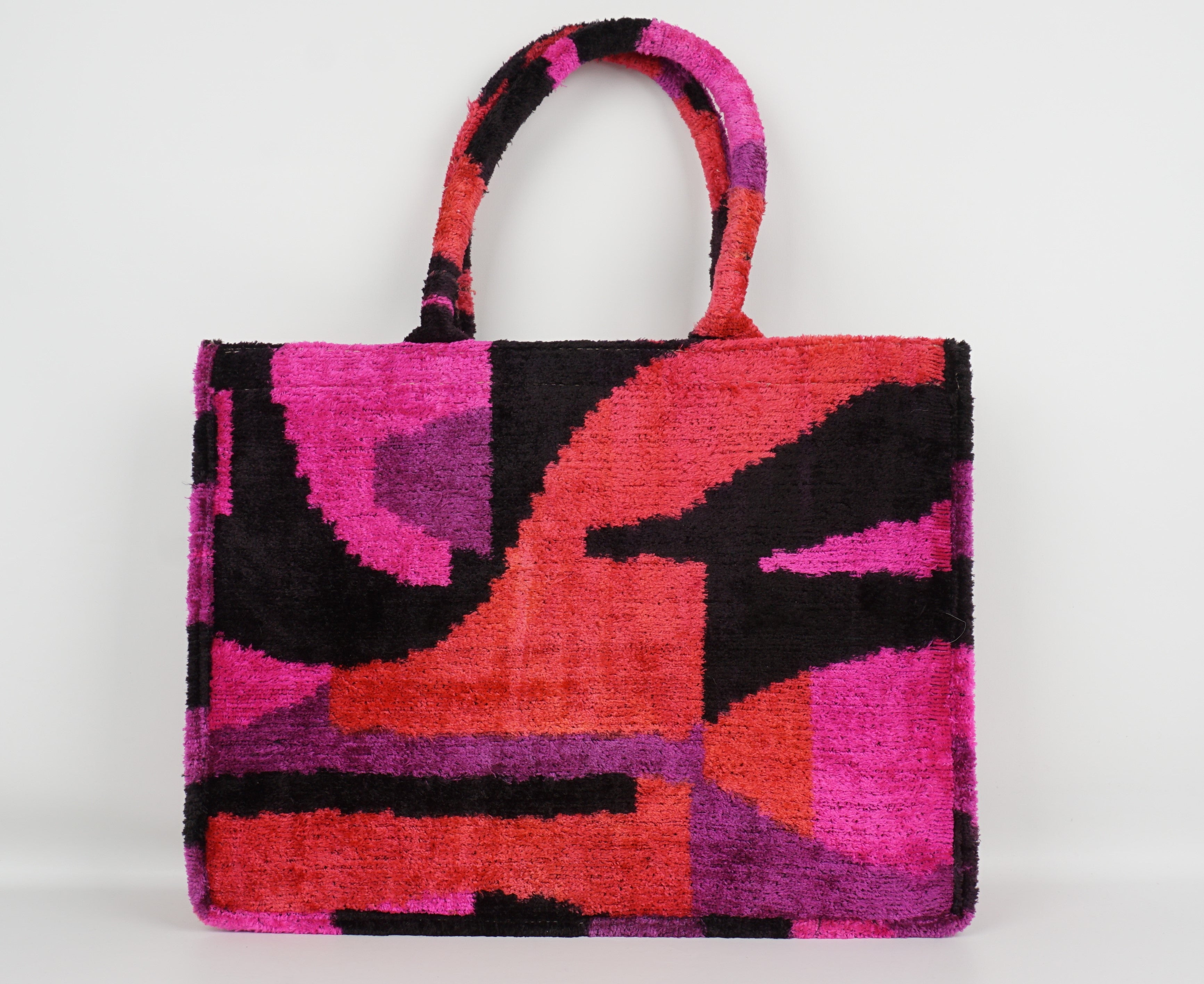 HANDMADE IKAT VELVET BAG – MD Home Collections
