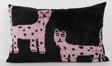 LAWRENCE & PABLO - IKAT SILK/VELVET PILLOWCASE