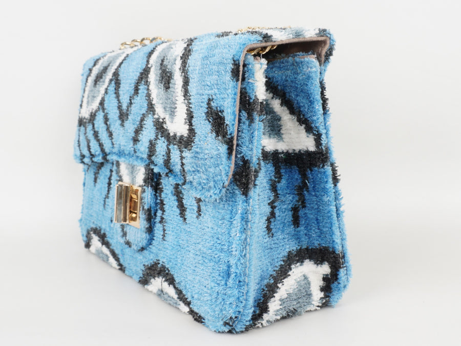 HANDMADE IKAT VELVET BAG