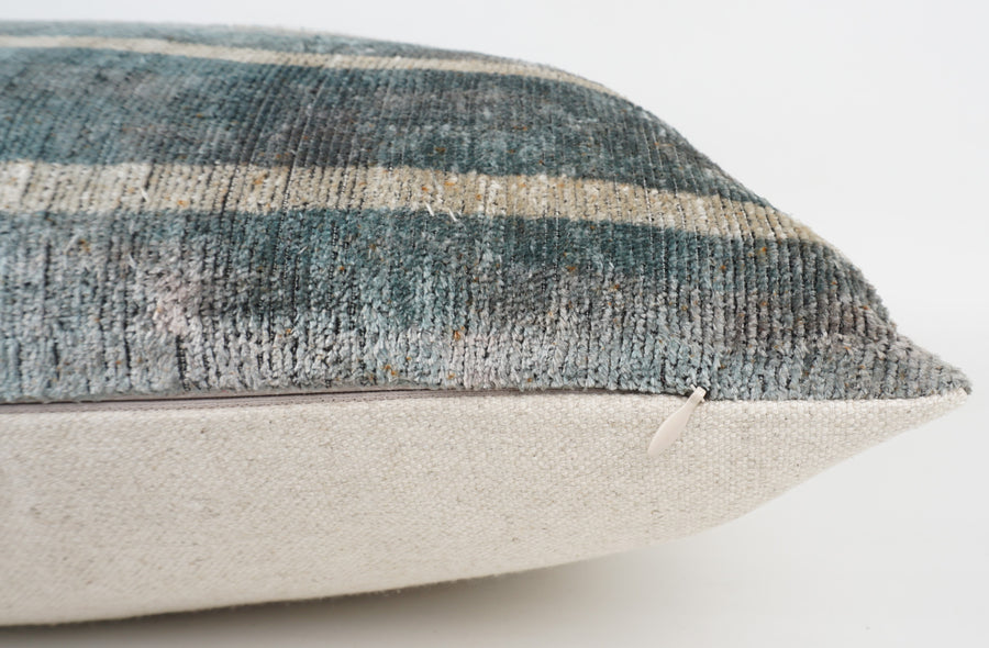 HANDMADE- IKAT SILK/VELVET PILLOWCASE