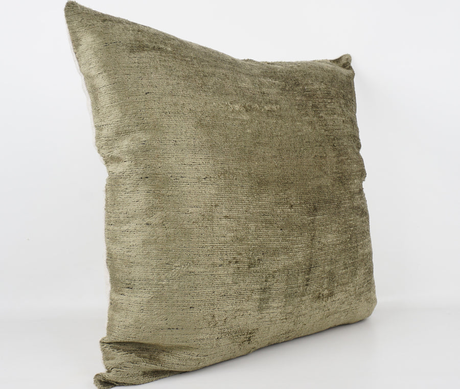 HANDMADE- IKAT SILK/VELVET PILLOWCASE