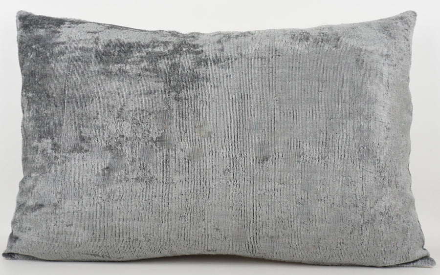 HANDMADE- IKAT SILK/VELVET PILLOWCASE