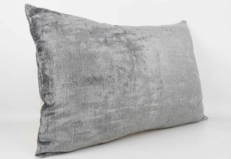 HANDMADE- IKAT SILK/VELVET PILLOWCASE
