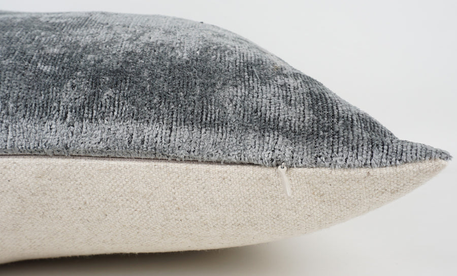 HANDMADE- IKAT SILK/VELVET PILLOWCASE