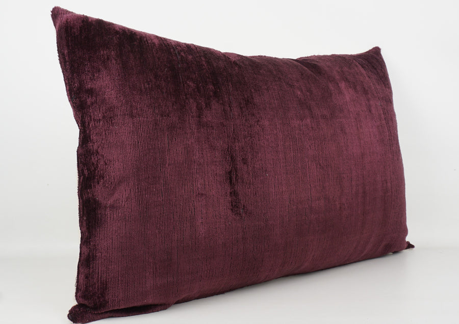 HANDMADE- IKAT SILK/VELVET PILLOWCASE
