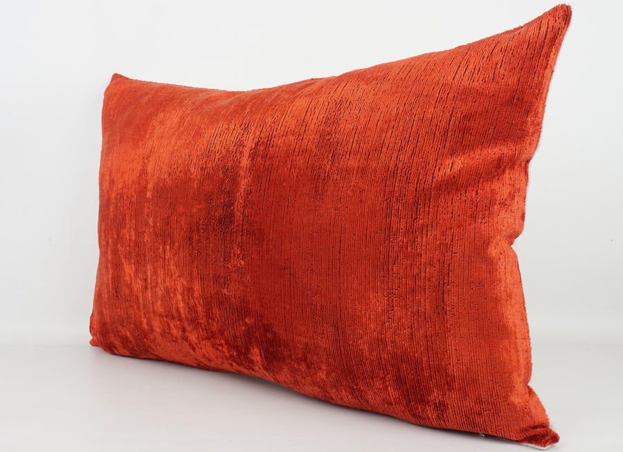HANDMADE- IKAT SILK/VELVET PILLOWCASE