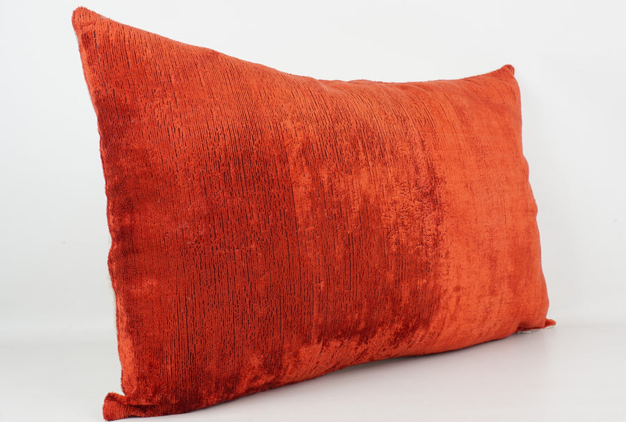 HANDMADE- IKAT SILK/VELVET PILLOWCASE