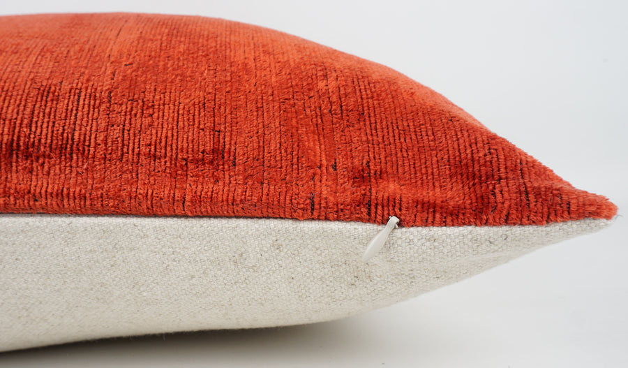 HANDMADE- IKAT SILK/VELVET PILLOWCASE