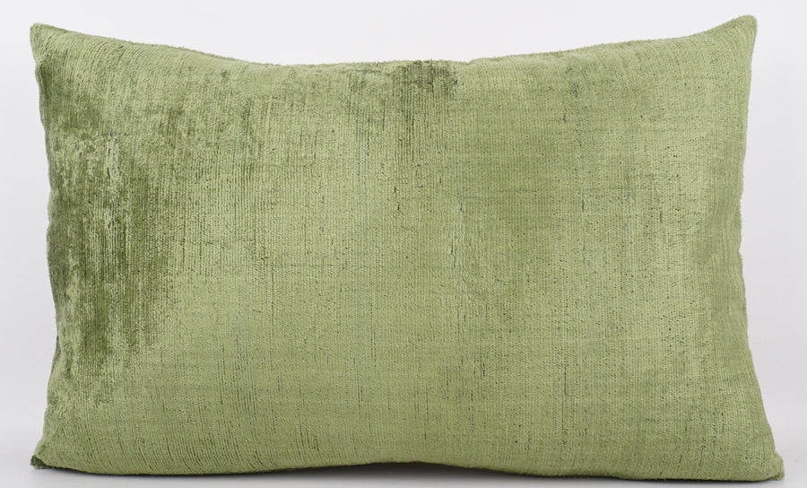 HANDMADE- IKAT SILK/VELVET PILLOWCASE