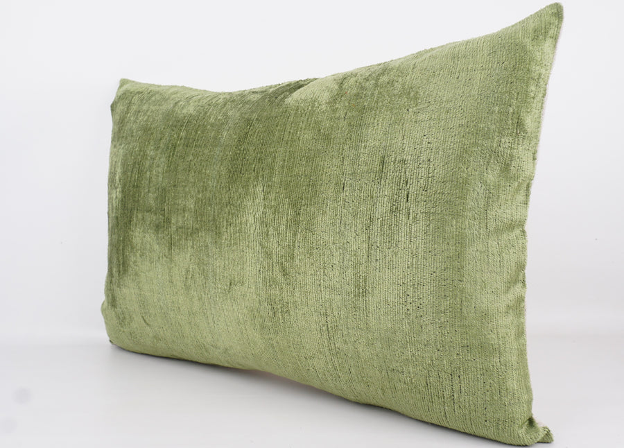 HANDMADE- IKAT SILK/VELVET PILLOWCASE