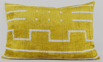HANDMADE- IKAT SILK/VELVET PILLOWCASE