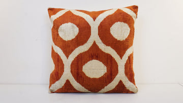 HANDMADE IKAT VELVET PILLOWCASE