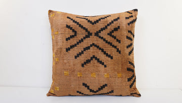 HANDMADE IKAT VELVET PILLOWCASE