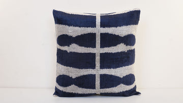 HANDMADE IKAT VELVET PILLOWCASE