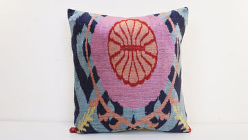 HANDMADE IKAT VELVET PILLOWCASE