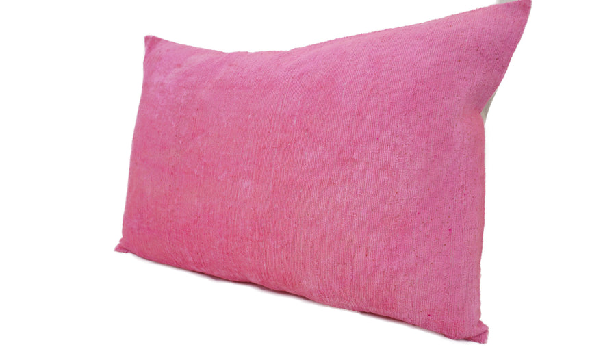 LIGHT ORCID - IKAT SILK/VELVET PILLOWCASE