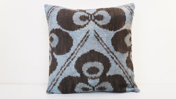 HANDMADE IKAT VELVET PILLOWCASE