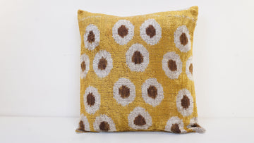 HANDMADE IKAT VELVET PILLOWCASE