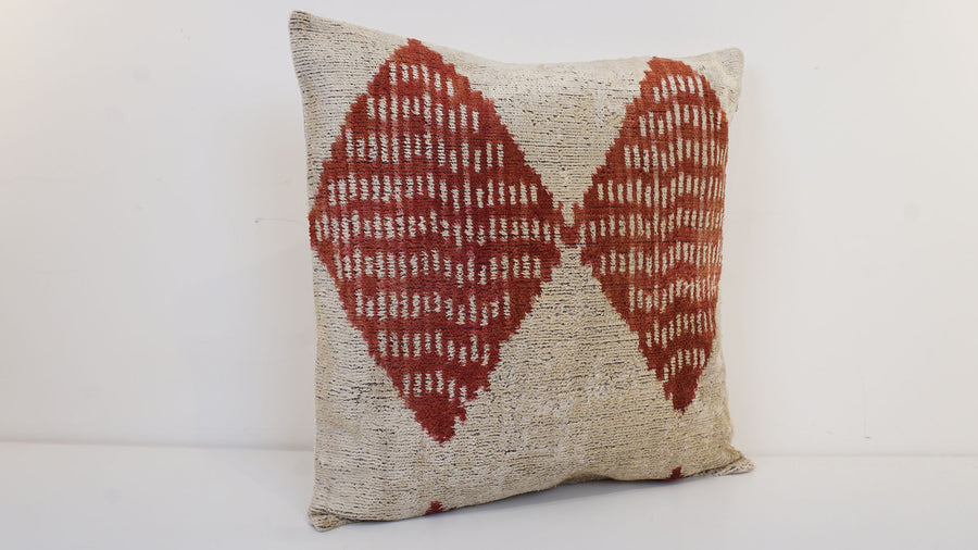 HANDMADE IKAT VELVET PILLOWCASE