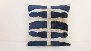 HANDMADE IKAT VELVET PILLOWCASE