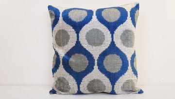 HANDMADE IKAT VELVET PILLOWCASE