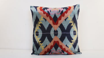 HANDMADE IKAT VELVET PILLOWCASE