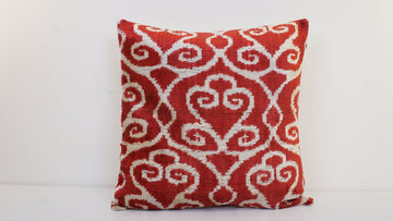 HANDMADE IKAT VELVET PILLOWCASE