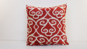 HANDMADE IKAT VELVET PILLOWCASE