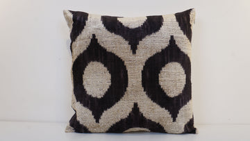 HANDMADE IKAT VELVET PILLOWCASE