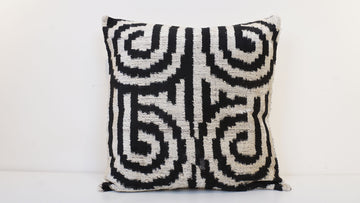 HANDMADE IKAT VELVET PILLOWCASE