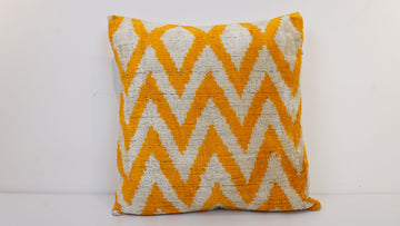 HANDMADE IKAT VELVET PILLOWCASE