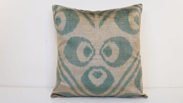 HANDMADE IKAT VELVET PILLOWCASE