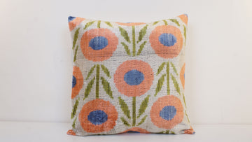 HANDMADE IKAT VELVET PILLOWCASE