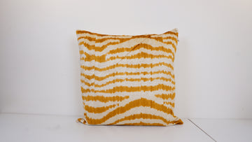 Ikat Velvet Pillow Cover, 20'' x 20'' , İkat Velvet Square Pillow,
