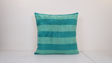 Ikat Velvet Pillow Cover, 20'' x 20'' , İkat Velvet Square Pillow,