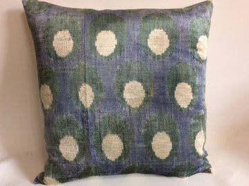İkat Velvet Pillow Cover, 20'' x 20'' , İkat Velvet Square Pillow,