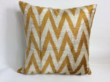 İkat Velvet Pillow Cover, 20'' x 20'' , İkat Velvet Square Pillow,