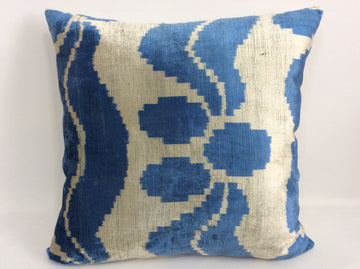 İkat Velvet Pillow Cover, 20'' x 20'' , İkat Velvet Square Pillow,