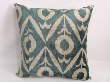İkat Velvet Pillow Cover, 20'' x 20'' , İkat Velvet Square Pillow,