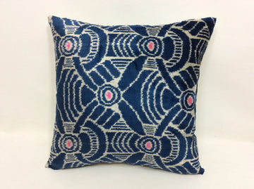 İkat Velvet Pillow Cover, 20'' x 20'' , İkat Velvet Square Pillow,