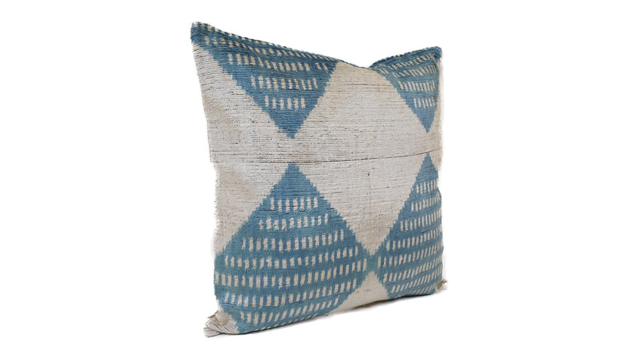 Ikat Velvet Pillow - 16'' x 16''  Pillow Cover