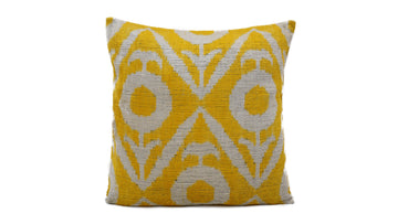 Ikat Velvet Pillow - 16'' x 16''  Pillow Cover