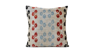 Ikat Velvet Pillow - 16'' x 16''  Pillow Cover