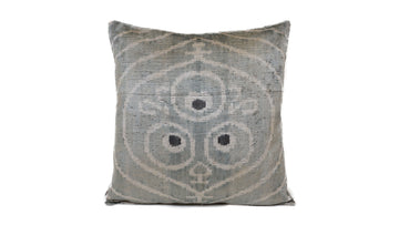 Ikat Velvet Pillow - 16'' x 16''  Pillow Cover