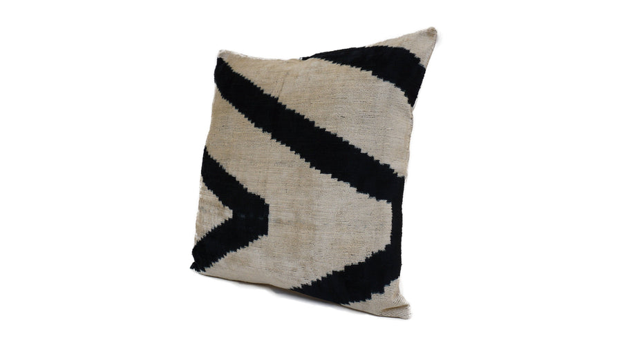 Ikat Velvet Pillow - 16'' x 16''  Pillow Cover