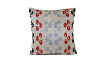 Ikat Velvet Pillow - 16'' x 16''  Pillow Cover