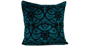 İkat Velvet Pillow Cover, 20'' x 20'' , İkat Velvet Square Pillow,