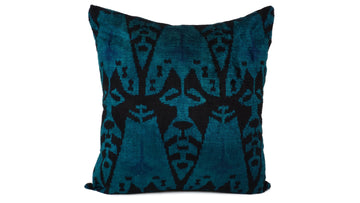 İkat Velvet Pillow Cover, 20'' x 20'' , İkat Velvet Square Pillow,