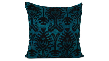 İkat Velvet Pillow Cover, 20'' x 20'' , İkat Velvet Square Pillow,